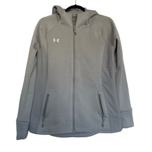 ❤️ Under Armour grey zip up hoodie